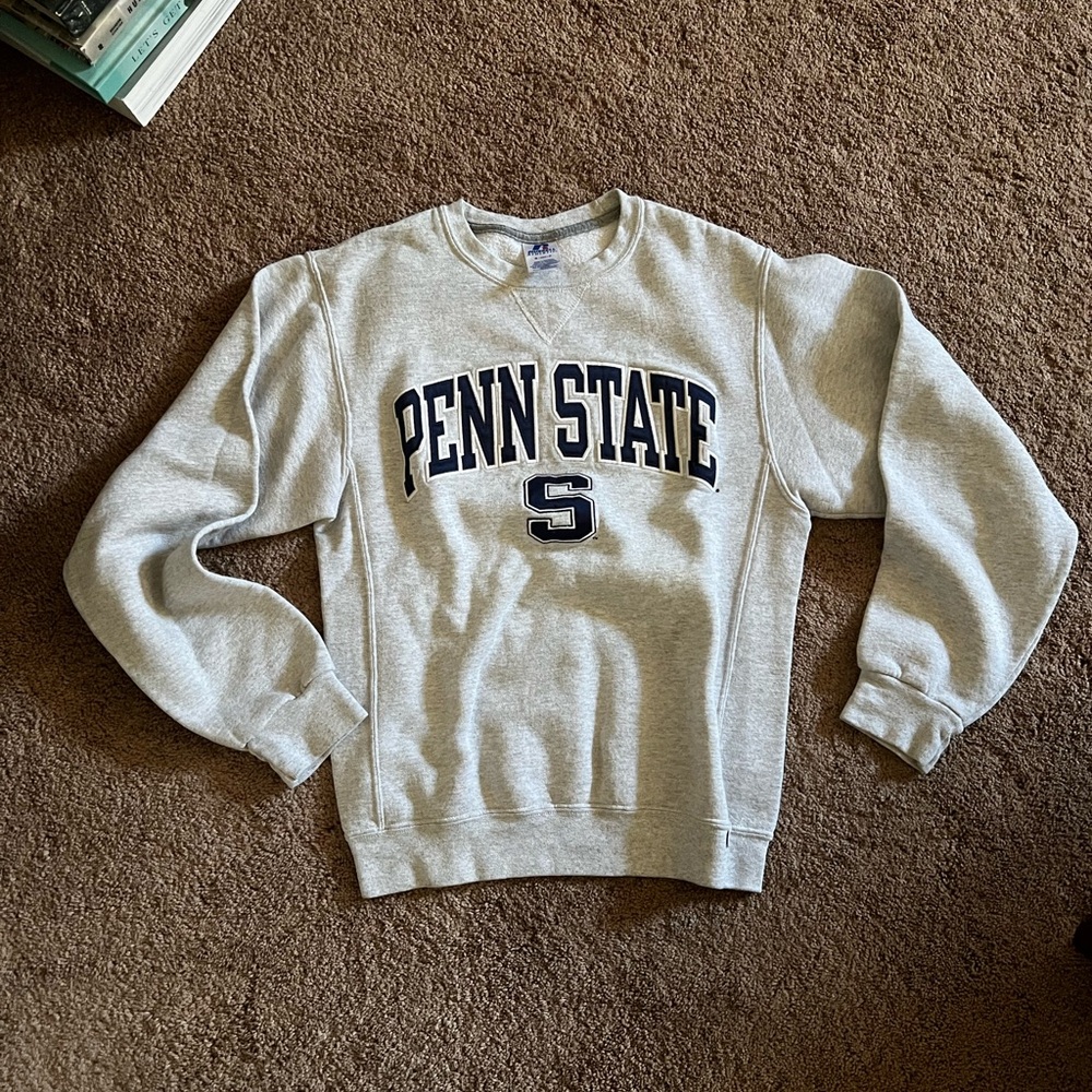 Vintage Russell Penn State Crewneck with Seam Details